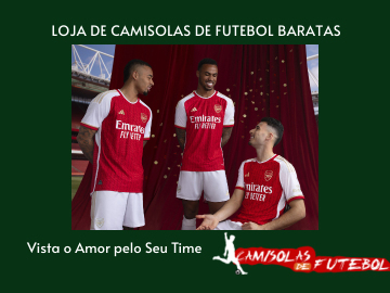 camisola Arsenal 2023 2024